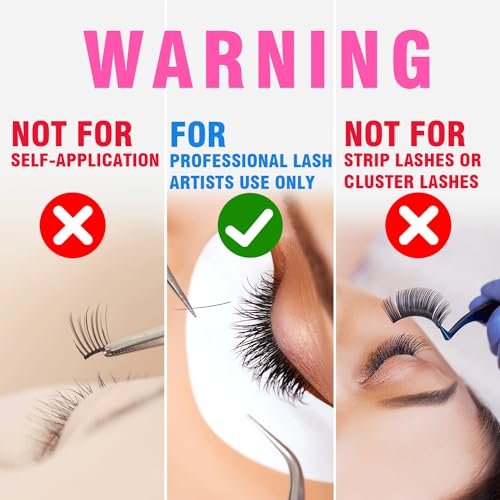TDANCE Eyelash Extension Glue – 0.5-1 Sec Dry Time, 7 Weeks Retention, Professional Lash Adhesive (0.17 fl. oz / 5ml) - görsel 4