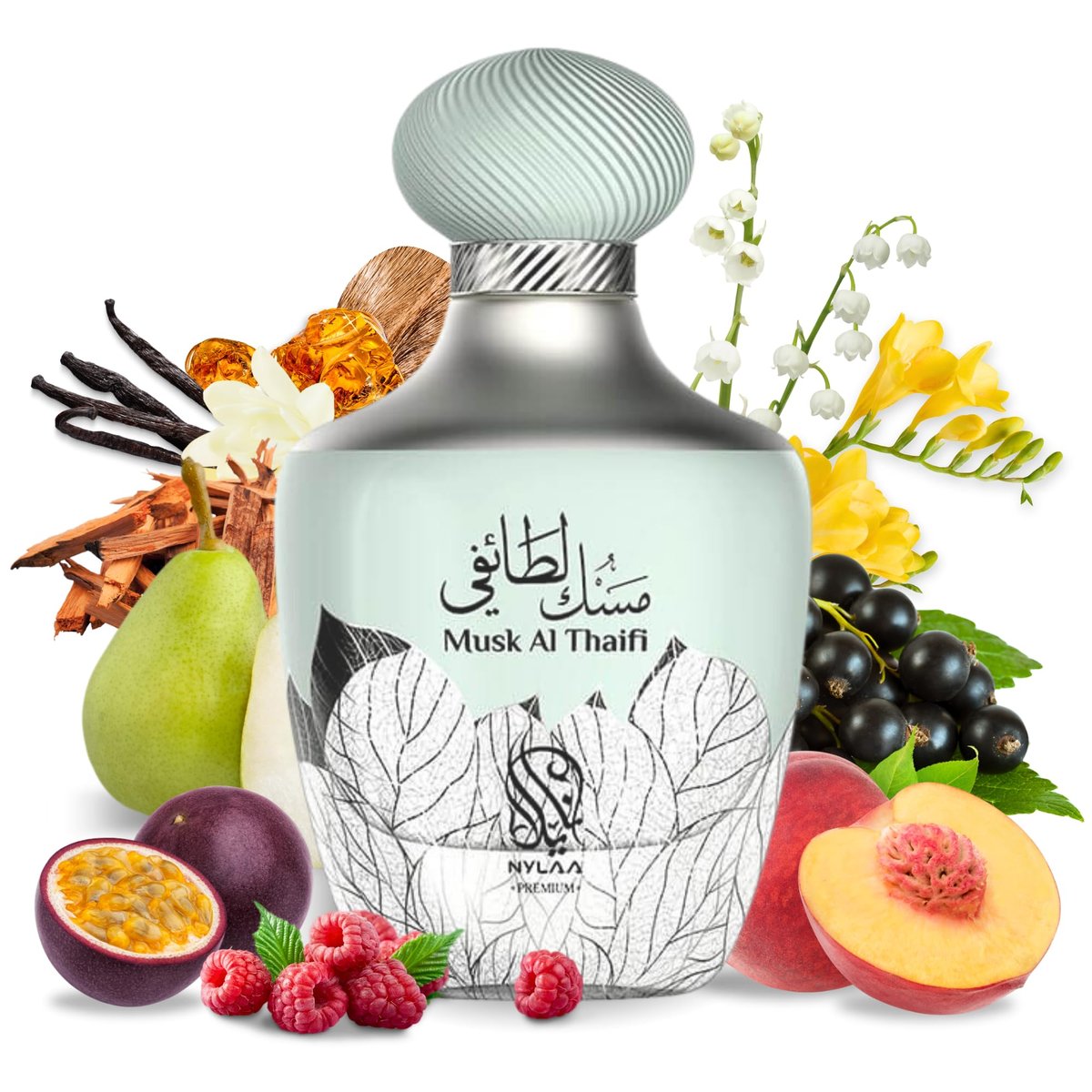 Nylaa Musk Al Thaifi Eau De Parfum 100ml - Captivating Chypre Fruity Fragrance Avelisse