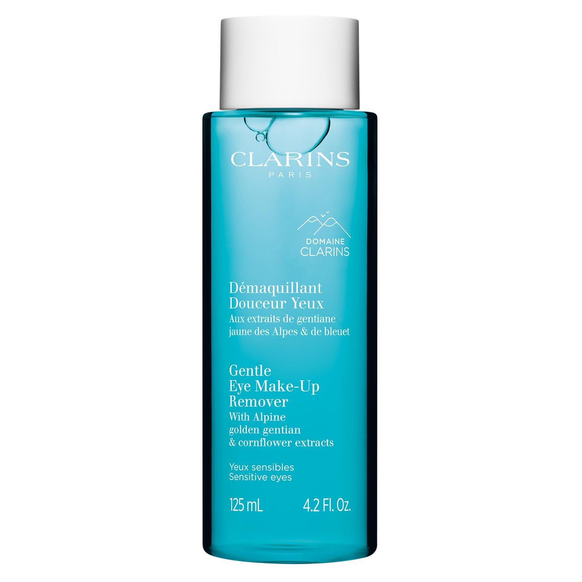 Clarins Gentle Eye Make-Up Remover – Oil-Free, Ophthalmologist Tested, 4.2 Fl Oz - görsel 1