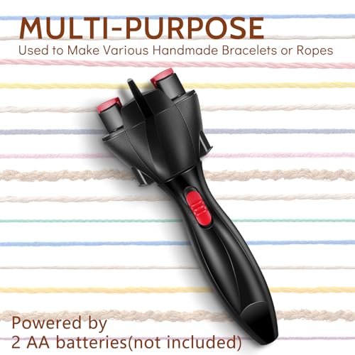 Gisafai Automatic Hair Braider and Twister - Electric Auto Braiding Tool, French Dreadlock Braid Maker for Women and Girls (Battery Operated) - görsel 14