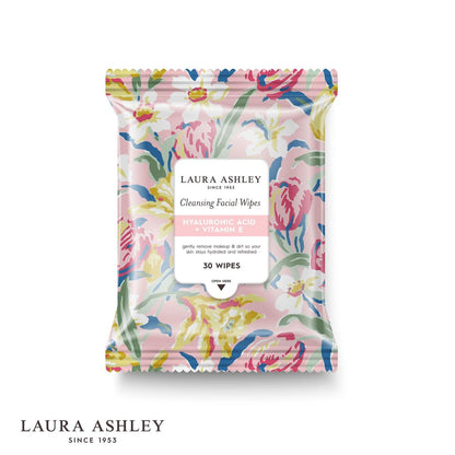 Laura Ashley 4 Pack Face Wipes for Women - Cleansing Makeup Remover Wipes with Vitamin C, Retinol, Hyaluronic Acid - 120 Pcs Avelisse