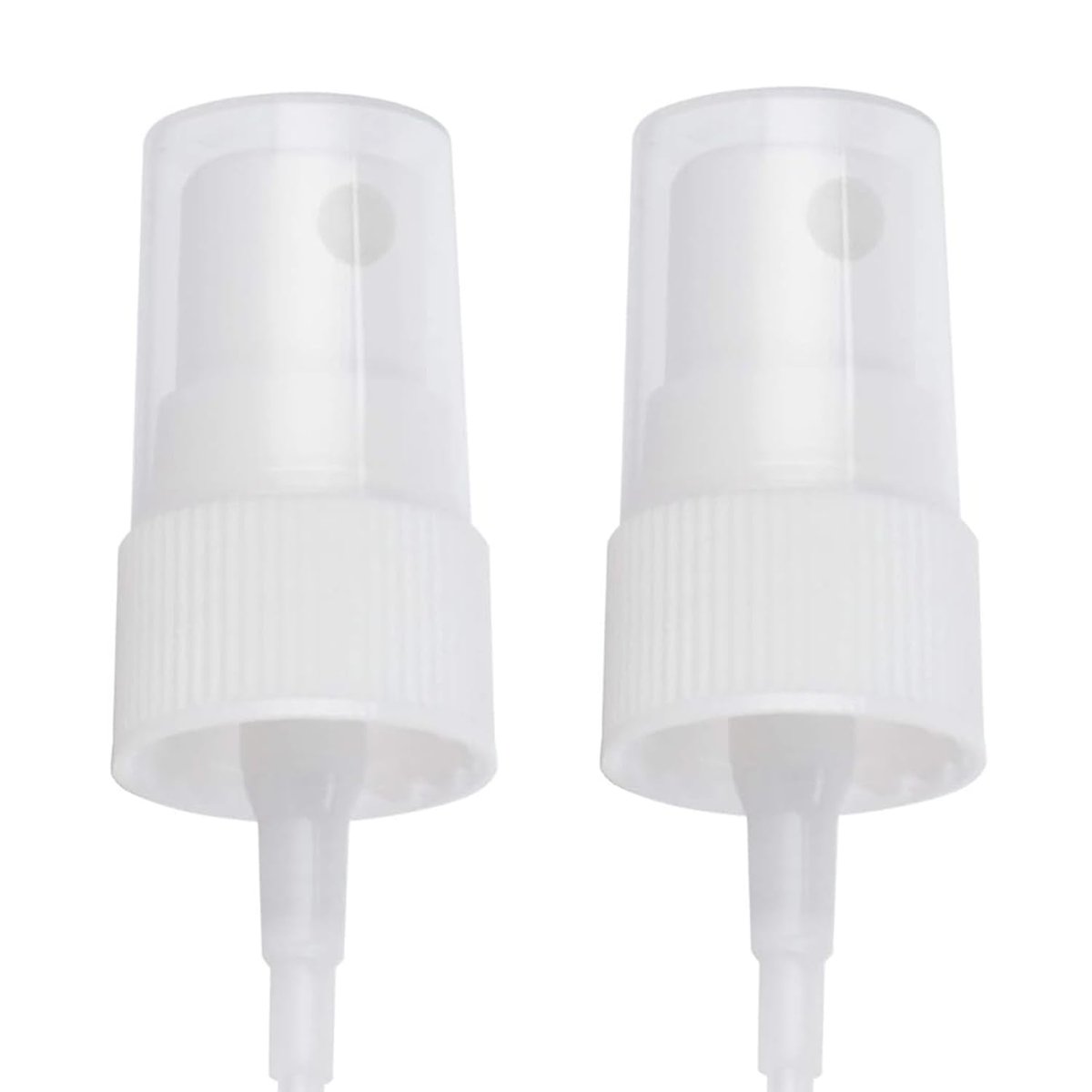 OAK & SAGE 2 White Fine Mist Spray Caps with 6.75" Dip Tube (.16 cc Output) - 24/410 Cap Size - Pack of 2 - görsel 1