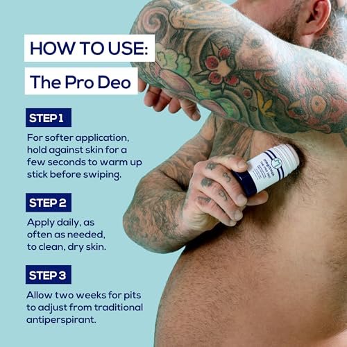 Megaman Pro Deo | Aluminum-Free Deodorant | Long-lasting Citrus Woods Scent | 2.6 oz Avelisse
