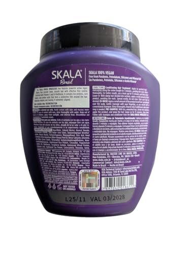 SKALA Mais Lisos Hair Type 1A - Hydrate Waves, Anti-Frizz 2 in 1 Conditioning Treatment and Combing Cream (Blue, 1000g) Avelisse
