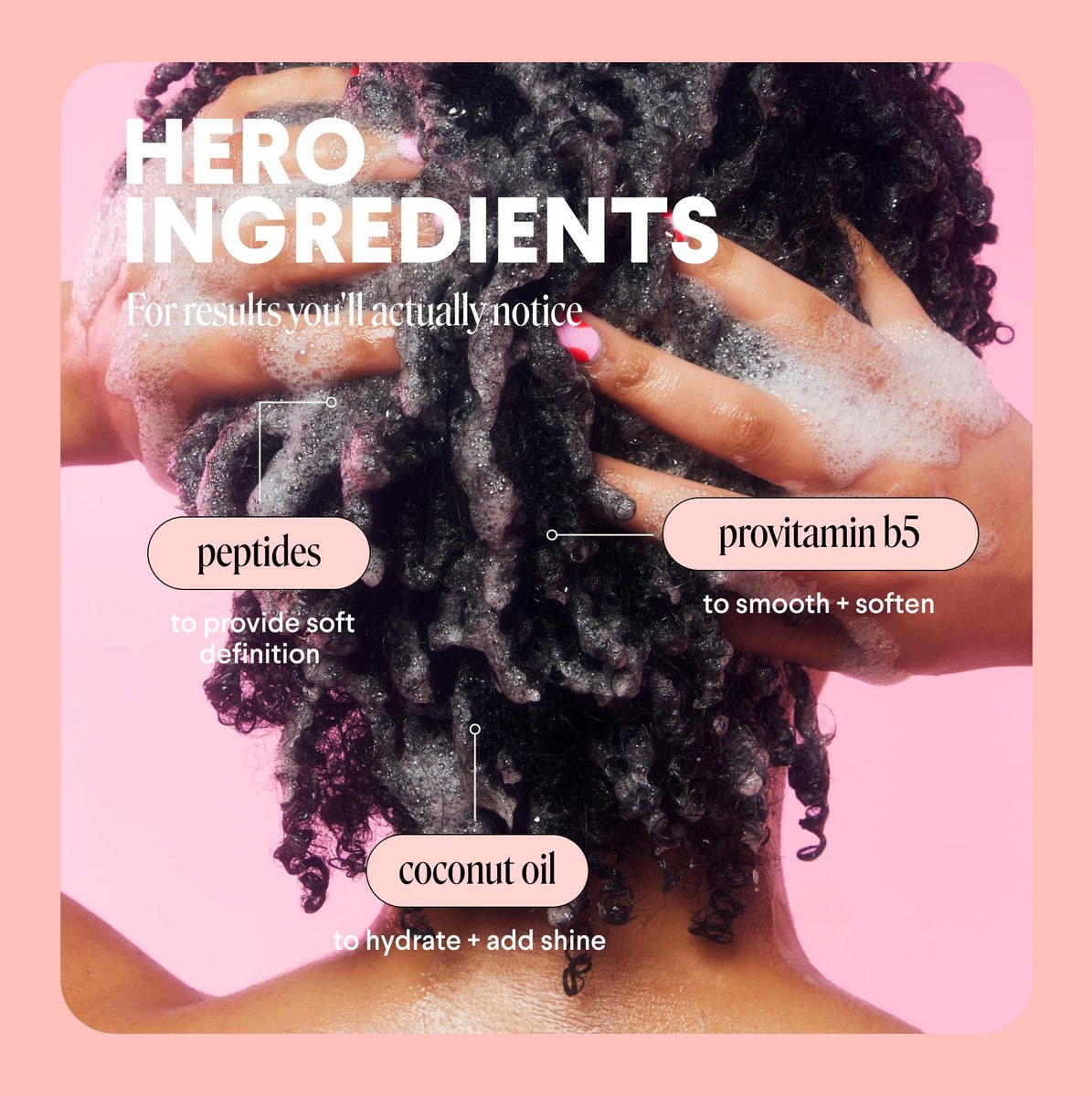 MONDAY HAIRCARE CURL DEFINE Conditioner with Peptides, Coconut Oil & Shea Butter for Curls of All Types, 12 Fl Oz - görsel 8