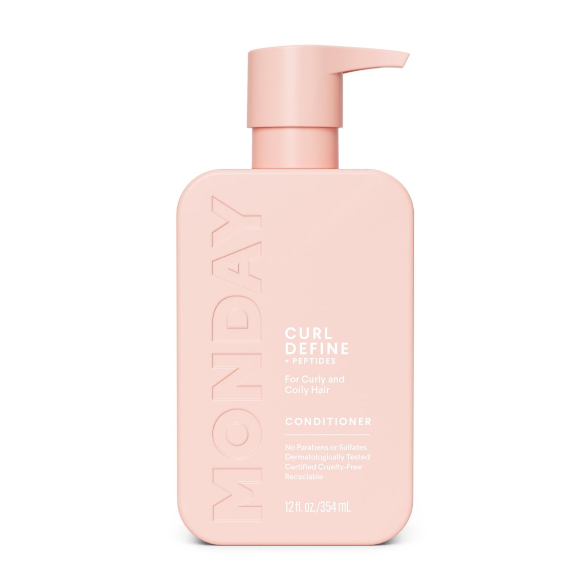 MONDAY HAIRCARE CURL DEFINE Conditioner with Peptides, Coconut Oil & Shea Butter for Curls of All Types, 12 Fl Oz - görsel 2