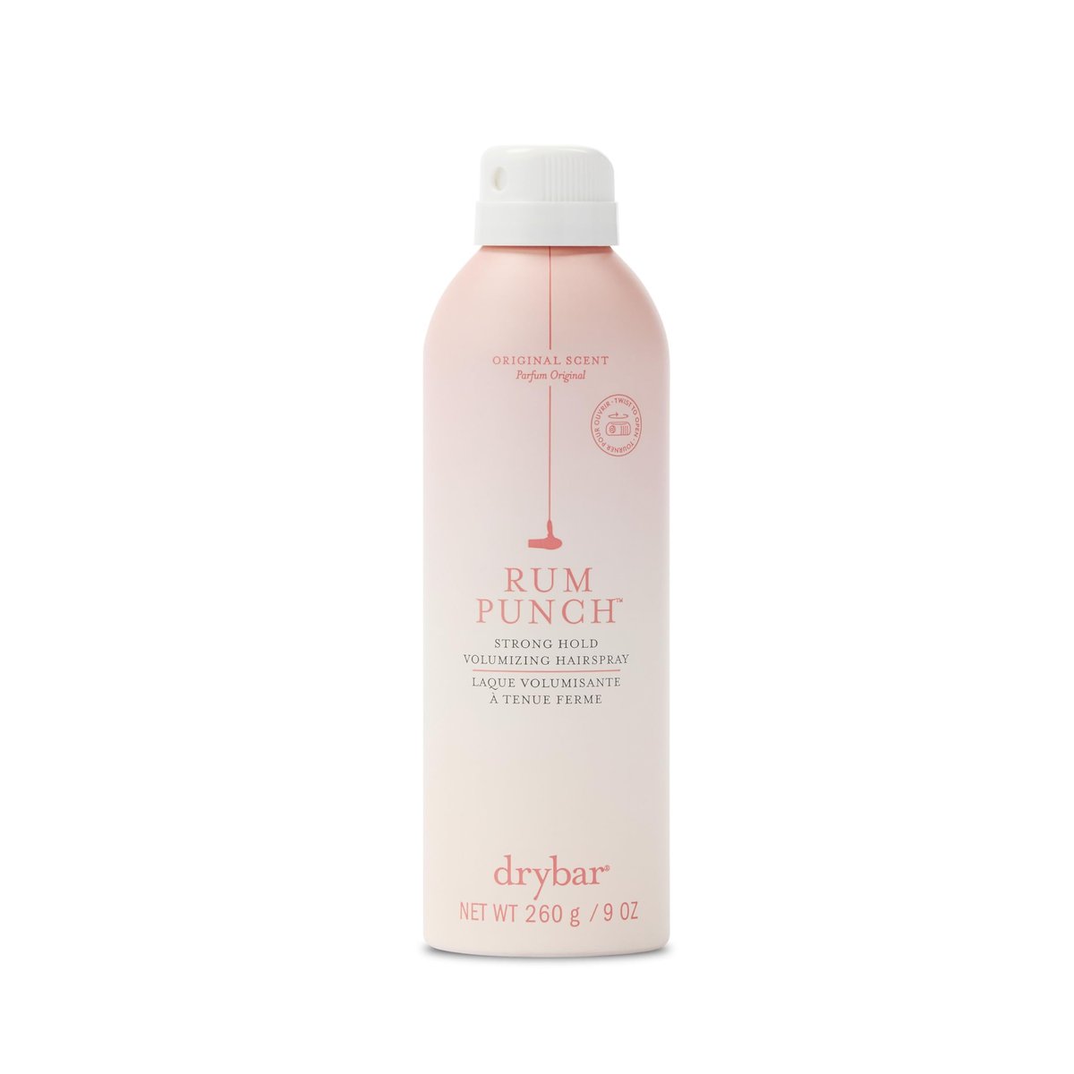 Drybar Rum Punch Strong Hold Volumizing Hairspray – 24-Hour Hold, Instant Volume, No Flakiness (9 oz) Avelisse
