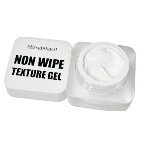 White Texture Gel Semi-Solid 6g Non-Wipe Mirror Powder 3D Sand Texture Gypsum Sculpture Gel for Nail Art - görsel 11