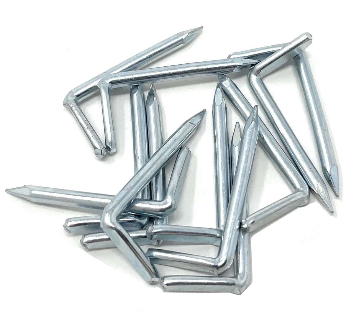 Metal Magery Danish Cord Nails with Loop End L Shaped Nail Pack of 36 - görsel 1