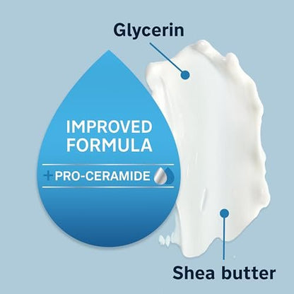 Lubriderm Daily Moisture Lotion + Pro-Ceramide with Shea Butter & Glycerin - Hydrating Face, Hand & Body Lotion, Light Scent, Non-Greasy, Twin Pack, 24 fl. oz (2 Pack) Avelisse