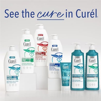 Curel Daily Healing Body Lotion for Dry Skin, Hydrating Body Lotion with Advanced Ceramides Complex, Dermatologist Recommended, 13 Oz, Pack of 3 Avelisse