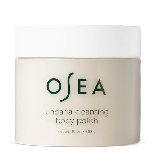 OSEA Undaria Cleansing Body Polish - Spa-Worthy AHA Body Exfoliator with Pumice and Seaweed, 10 oz Avelisse