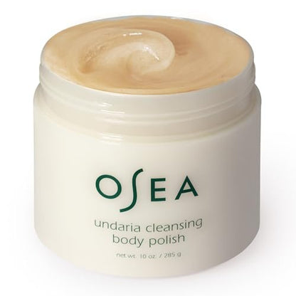 OSEA Undaria Cleansing Body Polish - Spa-Worthy AHA Body Exfoliator with Pumice and Seaweed, 10 oz Avelisse