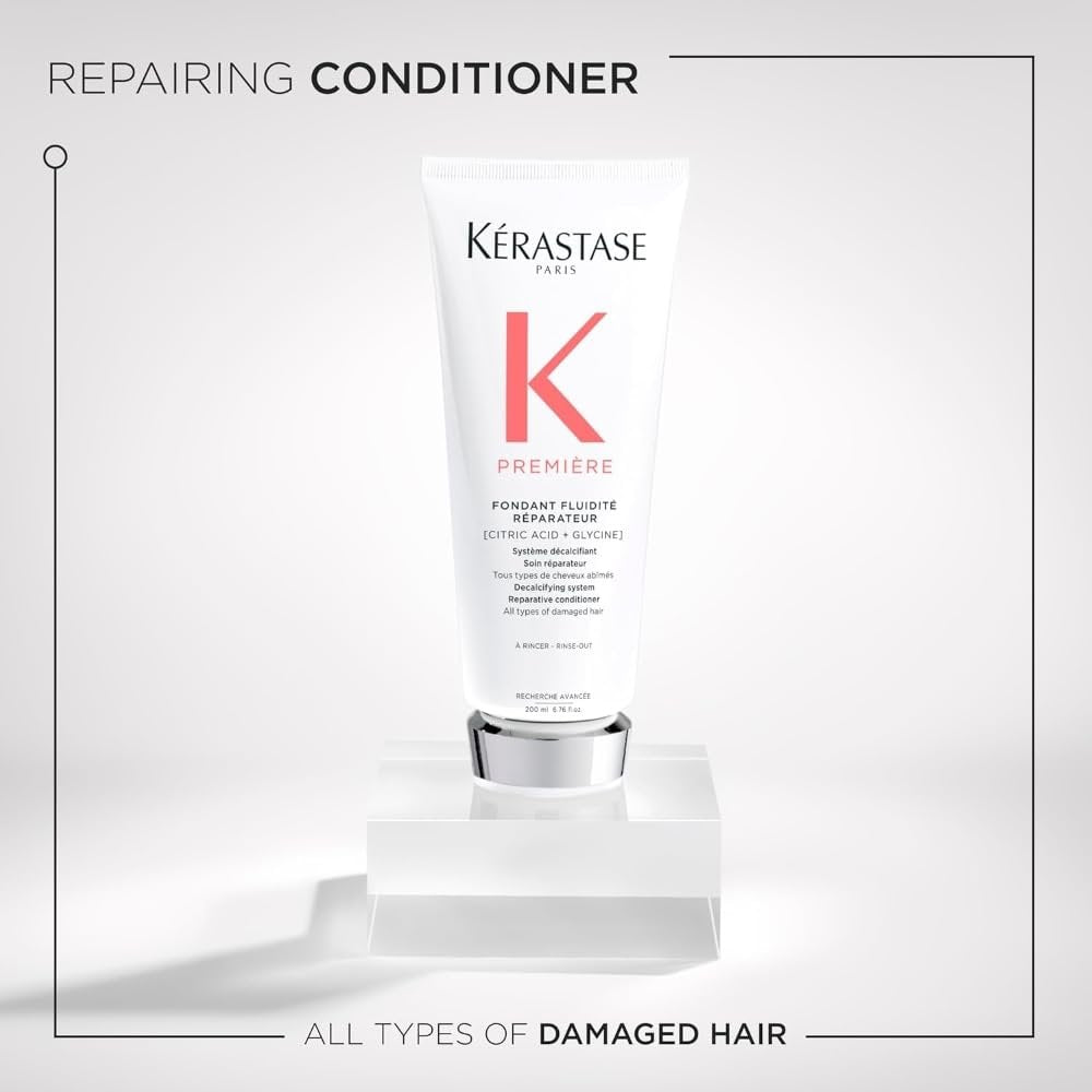 Kerastase Premiere Hair Repair Conditioner - Intense Hydration & Strengthening for Damaged Hair, Anti-Frizz & Smoothing Avelisse