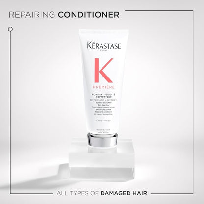 Kerastase Premiere Hair Repair Conditioner - Intense Hydration & Strengthening for Damaged Hair, Anti-Frizz & Smoothing Avelisse