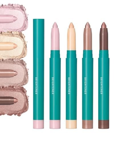ProCover Eyeshadow Stick Set - 4-Piece Shimmer Creamy Long-Lasting Eye Makeup, Glitter Highlighter & Eye Liner - görsel 2