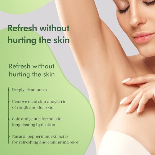Berlaney Armpit Detox and Scrub with Shea Butter and Coconut - Exfoliating Body Scrub for Odor Removal, Deep Cleansing, and Smooth Skin (8.8 oz) Avelisse