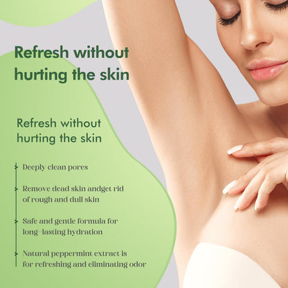 Berlaney Armpit Detox and Scrub with Shea Butter and Coconut - Exfoliating Body Scrub for Odor Removal, Deep Cleansing, and Smooth Skin (8.8 oz) Avelisse