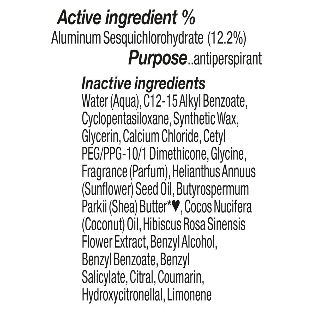 SheaMoisture Antiperspirant Deodorant Stick Fresh Coconut & Hibiscus 2 Count - 48HR Sweat & Odor Protection, No Parabens, No Mineral Oil, 2.6 oz Each - görsel 16
