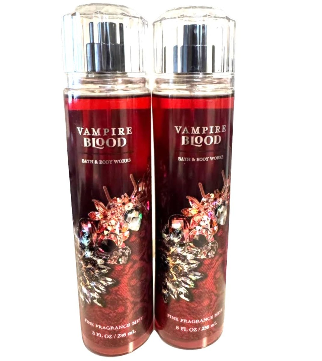 Bath & Body Works Fine Fragrance Mists Set of 2 – Vampire Blood (8 oz Each) Avelisse