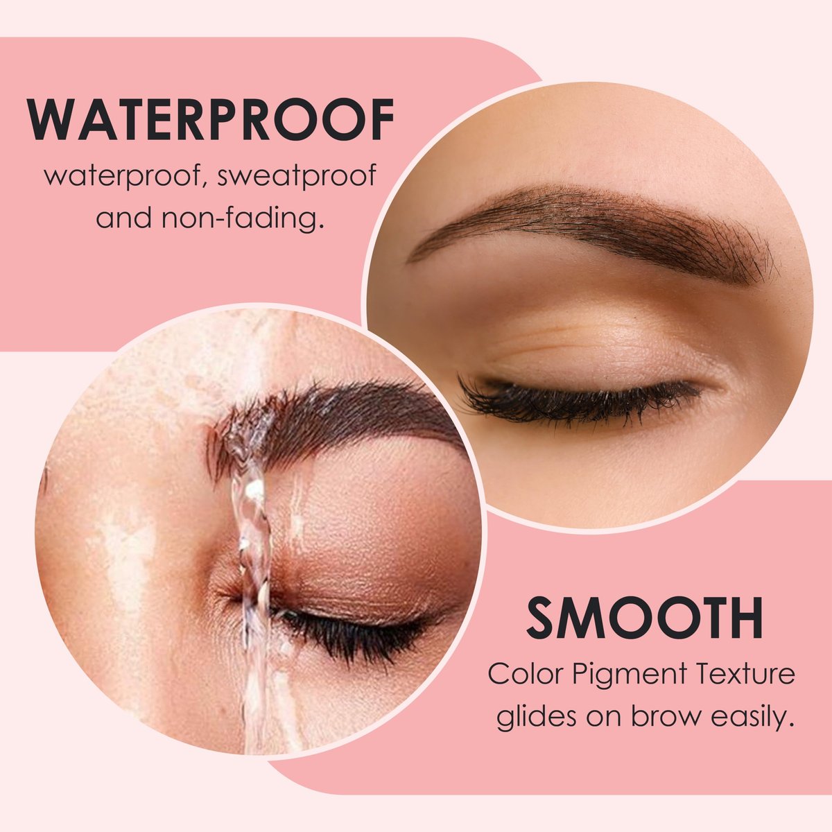 Luxe Cosmetics New Version 2025 Black Lash & Brow Color - Long Lasting Temporary Tint (Up to 4 Weeks) - Vegan & Cruelty-Free - Salon & Home Use - görsel 6