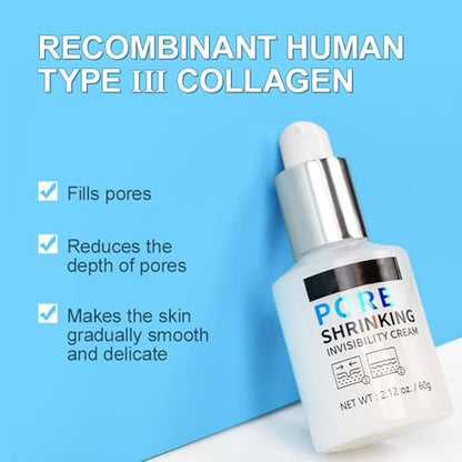 Grospe Pore Invisible Cream – Pore Minimizer & Reducer, Oil Control Firming Moisturizer, Conceals Pores & Lightens Fine Lines (2.12 oz)