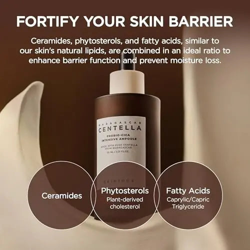 SKIN1004 Probio Cica Intensive Ampoule - Centella Serum with Ceramide for Nourishing & Soothing, 3.21 fl oz (95ml) Avelisse