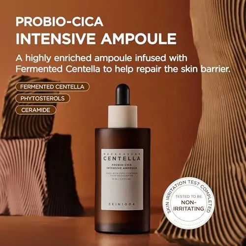 SKIN1004 Probio Cica Intensive Ampoule - Centella Serum with Ceramide for Nourishing & Soothing, 3.21 fl oz (95ml) Avelisse