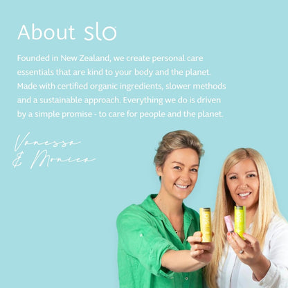 Slo Natural Deodorant - Lavender + Jasmine, All Natural Ingredients, Vegan & Cruelty Free, 1.94 oz