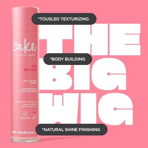 Cake Beauty Big Wig Dry Texturizing Spray – Volumizing Hair Spray for Fine Hair, 5.6 oz Avelisse