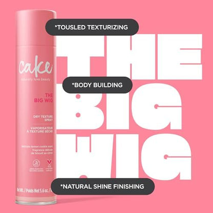 Cake Beauty Big Wig Dry Texturizing Spray – Volumizing Hair Spray for Fine Hair, 5.6 oz Avelisse