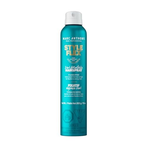 Marc Anthony Style Flex 2-in-1 Adjustable Hairspray - Flexible to Extra Strong Hold, Flake-Free Finishing & Styling Spray for Controlled Look, 9.5 oz - görsel 2