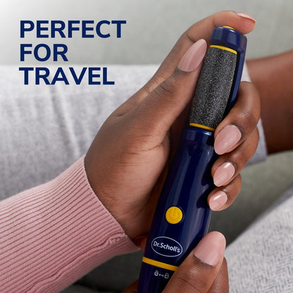 Dr. Scholl's Callus Remover Electronic Foot File - Electric Hard Skin Removal for Smooth Feet, Travel-Friendly, for Men & Women, Batteries Included Avelisse