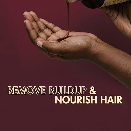 SheaMoisture Strengthen & Restore Shampoo and Conditioner Bundle with Jamaican Black Castor Oil - 2 Pack, 24 oz Each for Dry, Damaged Hair Avelisse