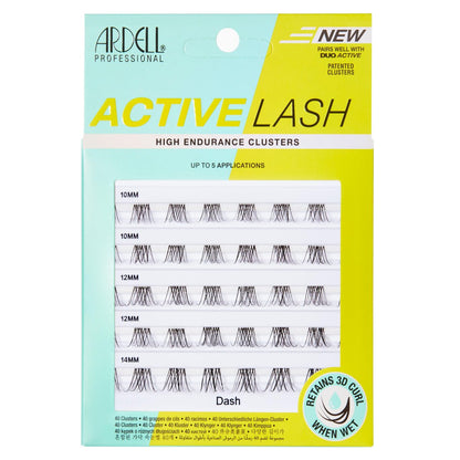 Ardell Active Lash Clusters Dash – Waterproof DIY Eyelash Extensions, Multi-Length Individual Lashes, Reusable, 40 Count Avelisse
