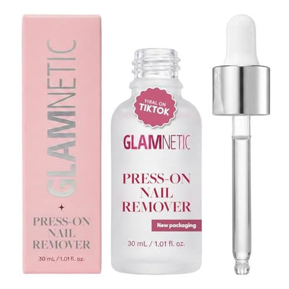Glamnetic Press On Nail Remover - Odorless, No Acetone, Gentle Serum for Fake Nails - 30 ml/1.01 fl. oz. Avelisse