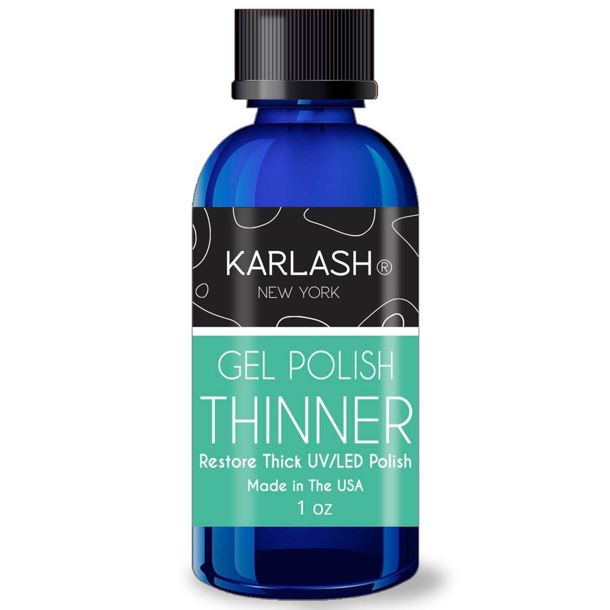 Karlash Gel Polish Thinner - Revival and Soak Off for UV LED Nail - 1 oz Avelisse