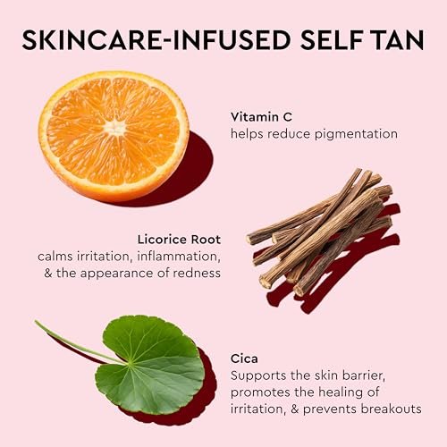 Tanologist Self Tan Face Mist, Medium Shade, Hydrating Tanning Spray, Streak-Free, Radiant Finish, Paraben-Free, No Fake Tan Smell, For All Skin Types, 3.38 fl. oz/100 ml Bottle - görsel 10