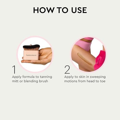 Tanologist Insta Glow Body Bronzer - Instant Illuminating Self-Tanner with Hyaluronic Acid & Vitamin C, Streak-Free Radiant Finish for All Skin Tones, 5.75 fl oz Avelisse