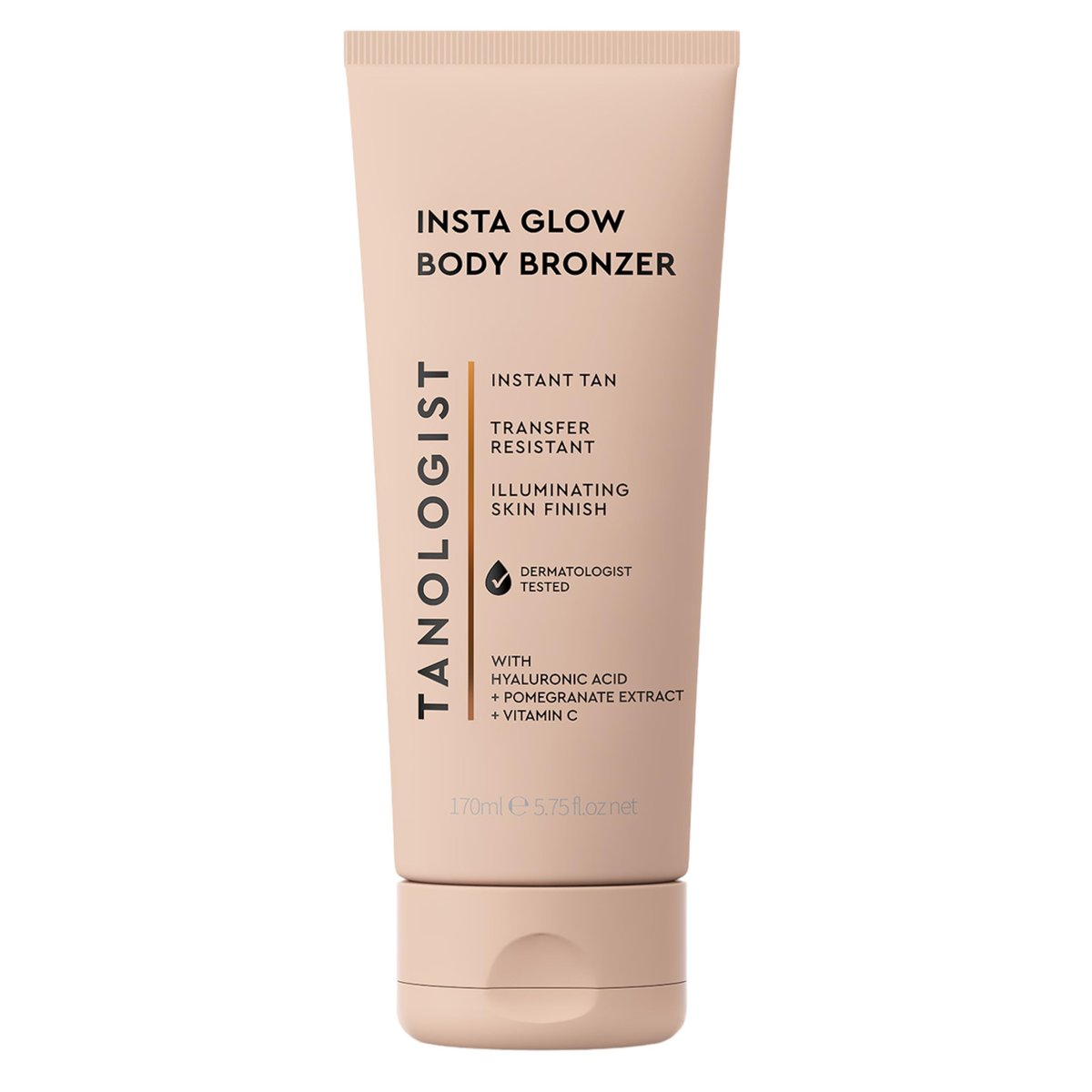 Tanologist Insta Glow Body Bronzer - Instant Illuminating Self-Tanner with Hyaluronic Acid & Vitamin C, Streak-Free Radiant Finish for All Skin Tones, 5.75 fl oz Avelisse
