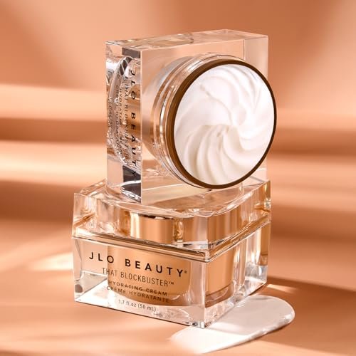 JLO BEAUTY Hydrating Face Moisturizer Cream with Hyaluronic Acid & Peptide Infused Skin Care for Women, Day & Night Formula to Visibly Smooth Fine Lines, That Blockbuster, 1.7 Oz Avelisse