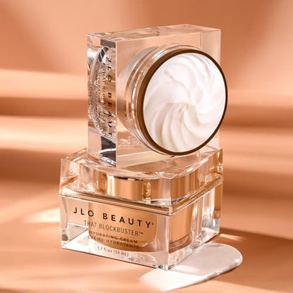 JLO BEAUTY Hydrating Face Moisturizer Cream with Hyaluronic Acid & Peptide Infused Skin Care for Women, Day & Night Formula to Visibly Smooth Fine Lines, That Blockbuster, 1.7 Oz Avelisse