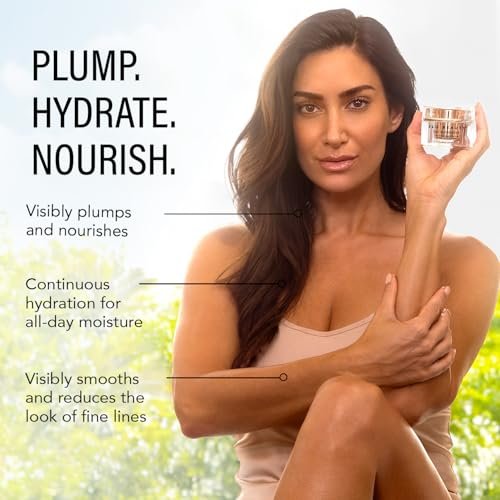JLO BEAUTY Hydrating Face Moisturizer Cream with Hyaluronic Acid & Peptide Infused Skin Care for Women, Day & Night Formula to Visibly Smooth Fine Lines, That Blockbuster, 1.7 Oz Avelisse