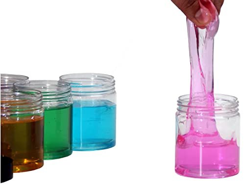 8 oz and 4 oz Plastic Jars with Lids - 12-Pack Clear Cosmetic Jars for Body Butter, Bath Salt, Slime, and Beauty Products Avelisse