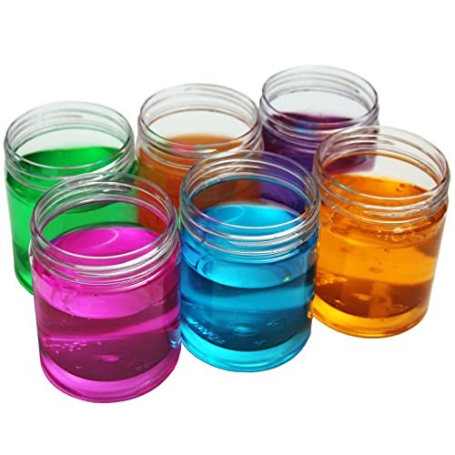 8 oz and 4 oz Plastic Jars with Lids - 12-Pack Clear Cosmetic Jars for Body Butter, Bath Salt, Slime, and Beauty Products Avelisse
