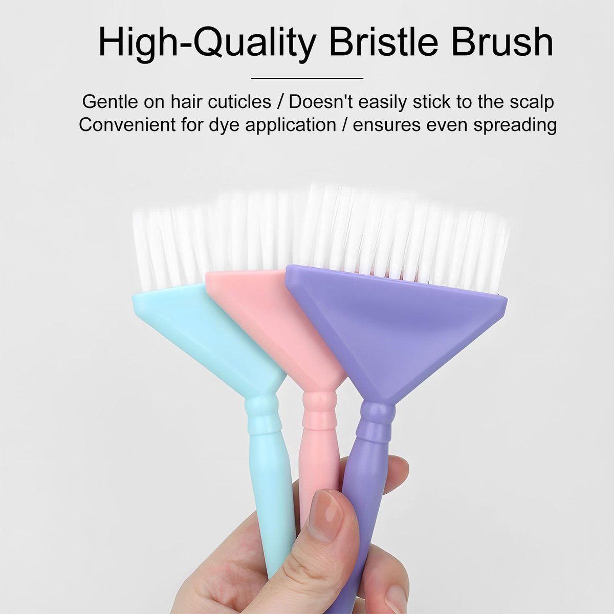 Classic Hair Dye Brush Set: 4 Multi-Use Tint Brushes for Salon-Quality Coloring - Perfect for Highlights, Balayage, and More - görsel 5
