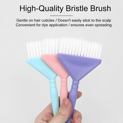 Classic Hair Dye Brush Set: 4 Multi-Use Tint Brushes for Salon-Quality Coloring - Perfect for Highlights, Balayage, and More