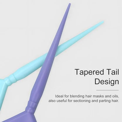 Classic Hair Dye Brush Set: 4 Multi-Use Tint Brushes for Salon-Quality Coloring - Perfect for Highlights, Balayage, and More