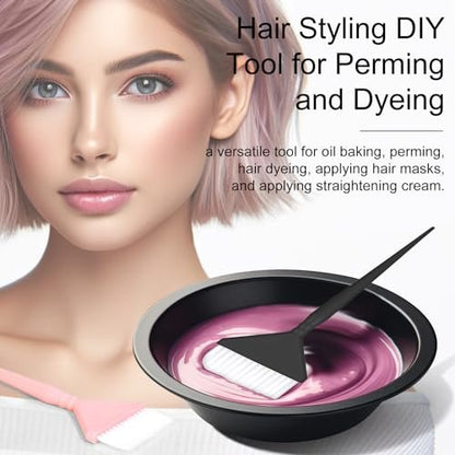 Classic Hair Dye Brush Set: 4 Multi-Use Tint Brushes for Salon-Quality Coloring - Perfect for Highlights, Balayage, and More