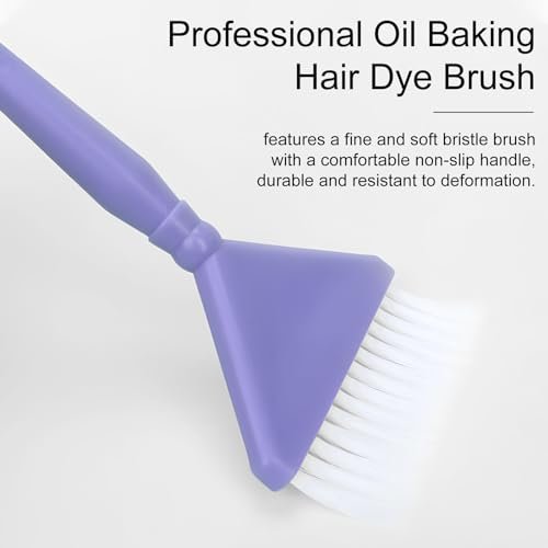 Classic Hair Dye Brush Set: 4 Multi-Use Tint Brushes for Salon-Quality Coloring - Perfect for Highlights, Balayage, and More - görsel 10